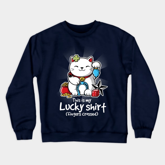 Lucky shirt Crewneck Sweatshirt by NemiMakeit